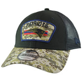 New England Patriots New Era 940 NFL Salute To Service Adjustable Snapback Hat